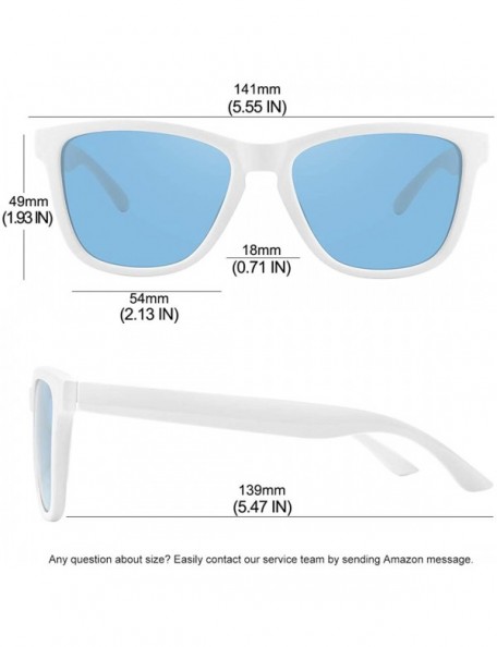 Oversized Polarized Sunglasses for Women Men Classic Retro Designer Style - CJ192R34A2C $12.50
