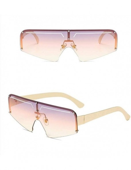 Rimless Design Fashion Rimless Sunglasses Women Men Metal Square Luxury Sun Glasses UV400 Sunglass Shades glasses - CB198EZ5D...