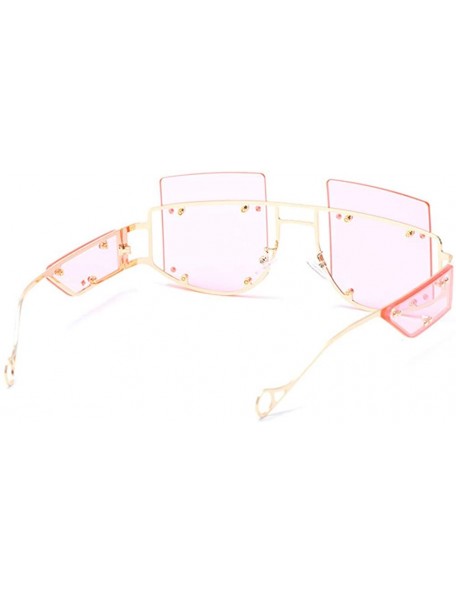 Rectangular Rihanna Sunglasses Oversized sunglasses sunglaases - 11 - CF199A334XY $17.80