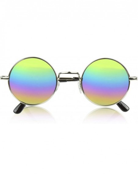 Aviator Big Round Sunglasses Retro Circle Tinted Lens Glasses UV400 Protection - C018WQSE67O $11.04