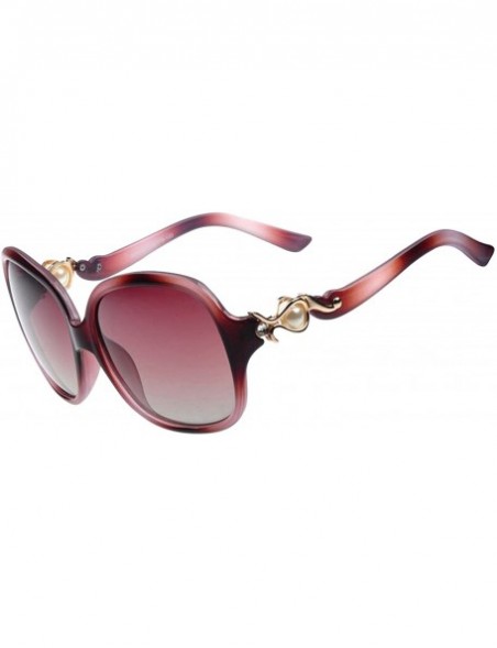 Sport 2015 New Style Ms Polarizer Authentic Gradient Polarized Sunglasses - Pink - CN11ZJYBT31 $19.37