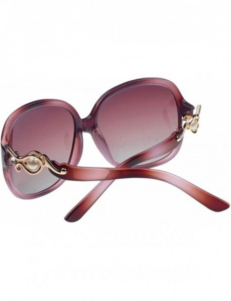 Sport 2015 New Style Ms Polarizer Authentic Gradient Polarized Sunglasses - Pink - CN11ZJYBT31 $19.37