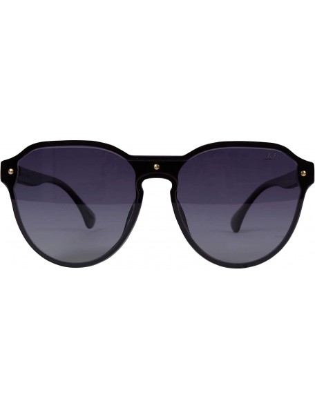 Oval p544 Oval Style Polarized - for Womens 100% UV PROTECTION - Black-black - CM192TGT6ZU $52.08