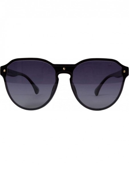 Oval p544 Oval Style Polarized - for Womens 100% UV PROTECTION - Black-black - CM192TGT6ZU $25.75