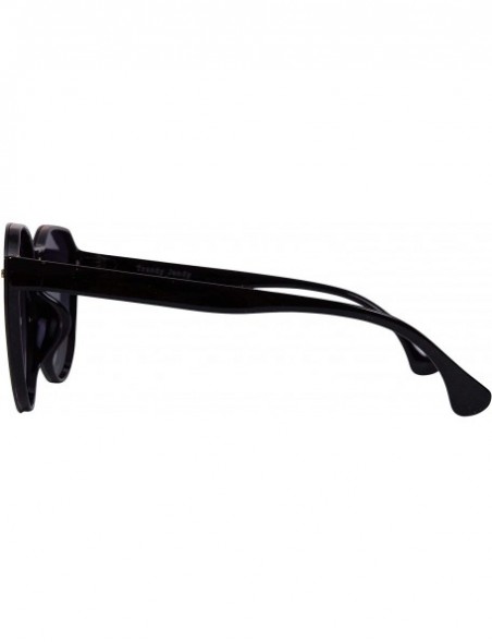 Oval p544 Oval Style Polarized - for Womens 100% UV PROTECTION - Black-black - CM192TGT6ZU $25.75