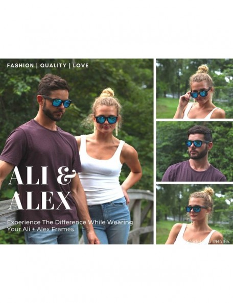 Rectangular Polarized Square Sunglasses for Men - Driving Sunglasses - Classic Eyewear For Women UV 400 Protection - CX19C2ZG...