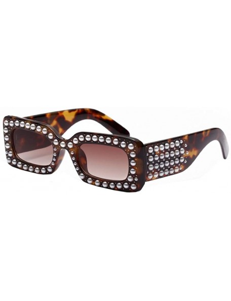 Sport Women Oversized Square Crystal Diamond Square Sunglasses - B - C518D5NK8ZR $22.97