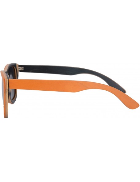 Sport Polarized Wooden Sunglasses Skateboard Wood Summer Glasses UV400 Protection Outdoor Sports Sunglasses-SG68004 - CY18E6G...
