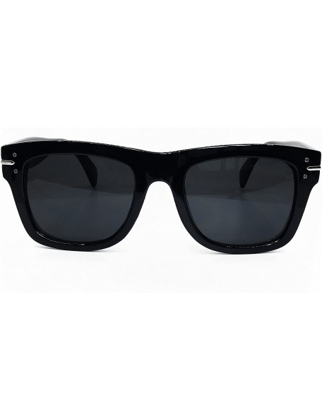 Oversized 7210 Premium Oversize XXL Women Men Retro Vintage Brand Designer Style Funky Fashion Sunglasses - Black - C418DSII0...