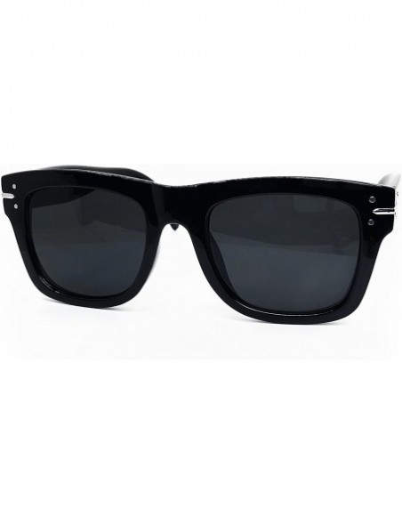 Oversized 7210 Premium Oversize XXL Women Men Retro Vintage Brand Designer Style Funky Fashion Sunglasses - Black - C418DSII0...