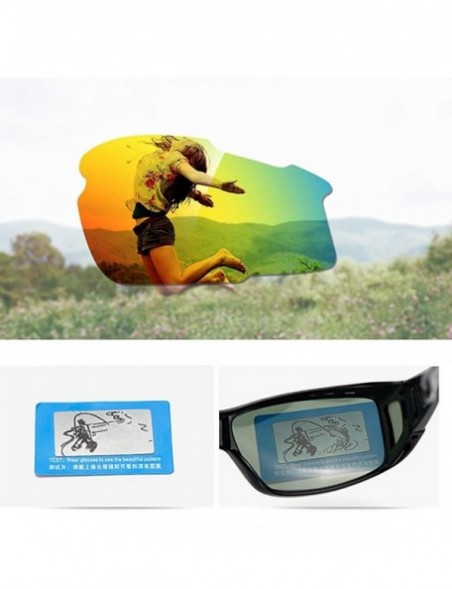 Goggle Polarized Rectangular Glasses Sunglasses Protection - 2 - CP18GA2CU8Q $11.37