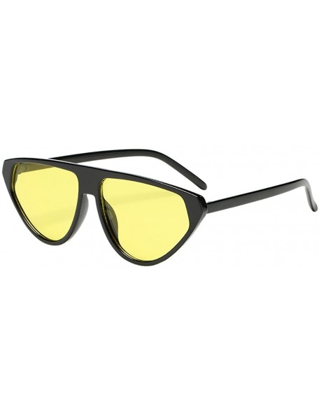 Rimless Sunglasses for Women Chic Sunglasses Vintage Sunglasses Oversized Glasses Eyewear Sunglasses for Holiday - C - CN18QO...