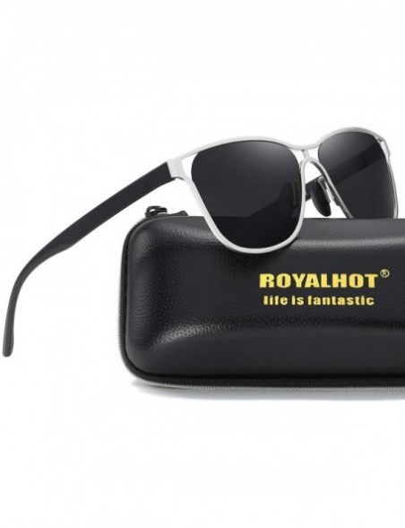 Sport Polarized Sunglasses Polarized sunglasses protection - Silver Grey - CE192C33GE2 $14.73