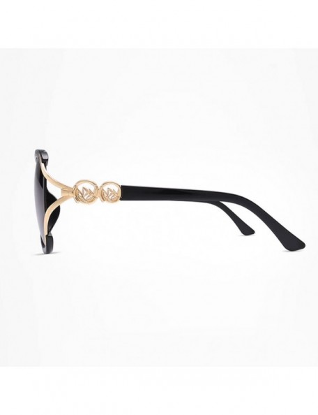 Sport Fashion Oversized Sunglasses Eyeglasses & Storage Case for Women Ladies - Purple - CP1808HIARS $16.40