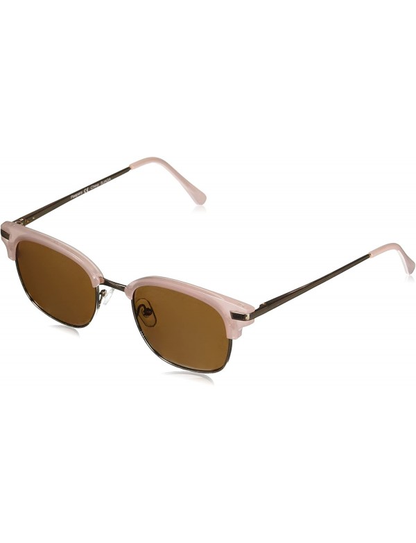 Square Water Color Square Hideaway Bifocal Sunglasses - Pink/Gold - CZ189STSUAY $26.03