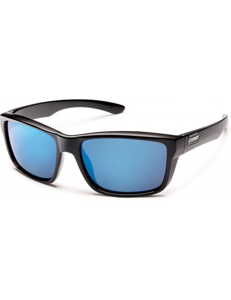 Wrap Mayor Polarized Sunglasses - Black - CU1820N7E5M $46.83