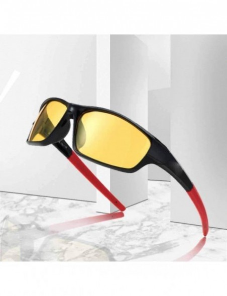 Sport Sunglasses Men's Polarized Driving Sport Sun Glasses For Men Women Square C 01 - C 02 - C718Y6STIQ8 $11.60