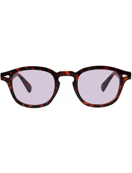 Aviator Inspired Square Sunglasses With Rivets Tinted Lens UV400 - Tortoise Shell - CJ18S6Z0KQ8 $8.56