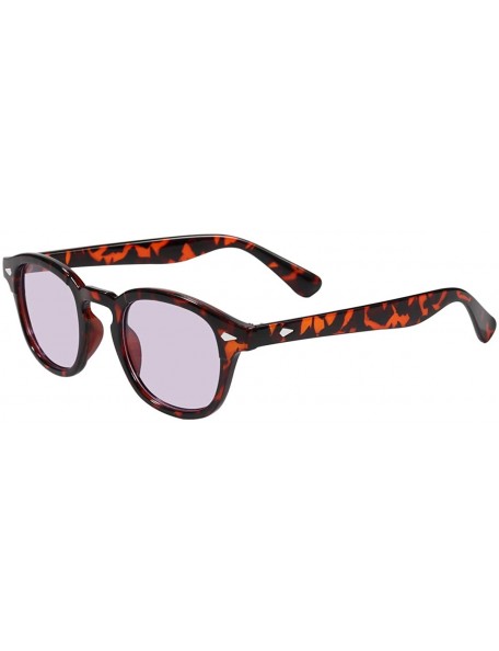 Aviator Inspired Square Sunglasses With Rivets Tinted Lens UV400 - Tortoise Shell - CJ18S6Z0KQ8 $8.56