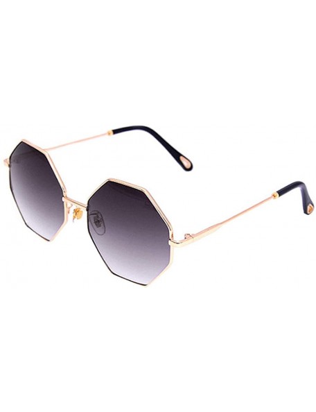Oversized Rebecca Women Eyewear Heart Sunglasses Stylish Beach Viator Full Mirror Lens Sunglasses with Glasses Case - CV18U4E...