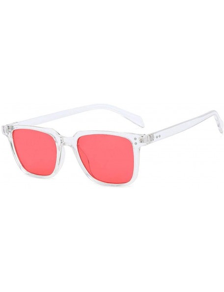 Square Luxury Aviation Square Sunglasses Men Brand Designer Sunglass Vintage Sun Glasses Women Sunglases - CR197A39IE5 $21.68
