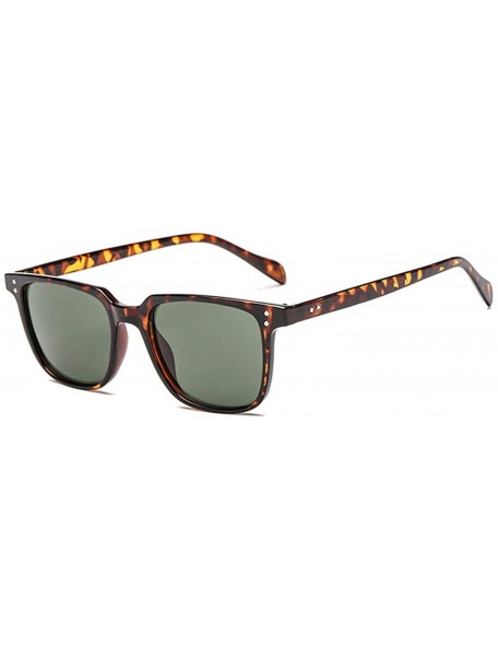 Square Luxury Aviation Square Sunglasses Men Brand Designer Sunglass Vintage Sun Glasses Women Sunglases - CR197A39IE5 $21.68