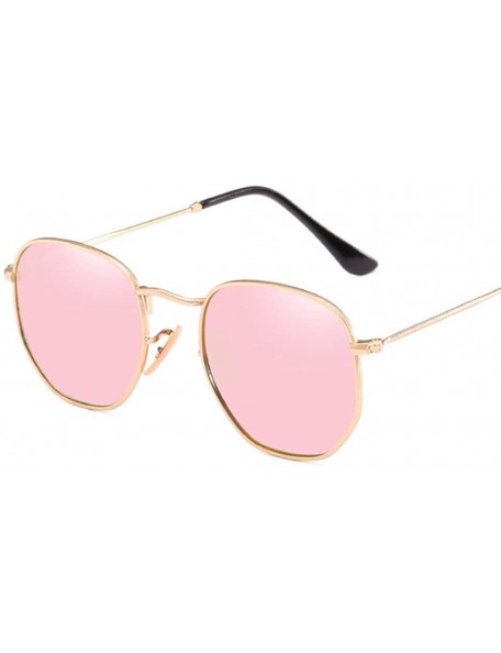 Aviator Retro-European and American Square Sunglasses for Men and Polarized Sunglasses for Women - E - CB18QCKZGXZ $31.89