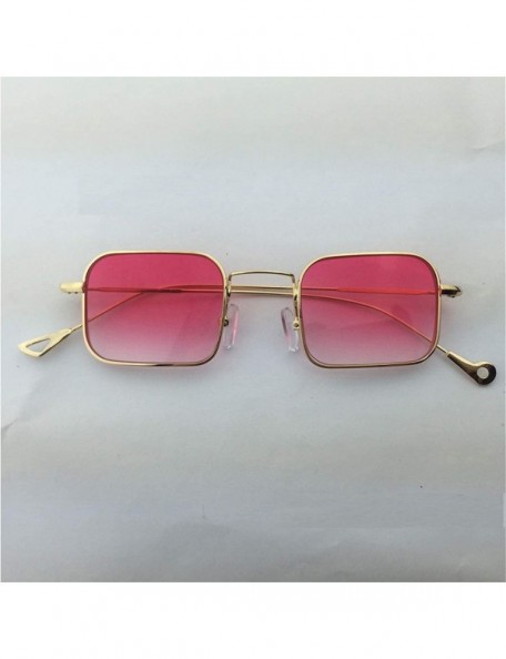 Oversized Sunglasses Women Small Frame Polygon Sunglasses men Brand Designer Blue Pink Clear Lens Sun Glasses - 6 - C718W5EME...