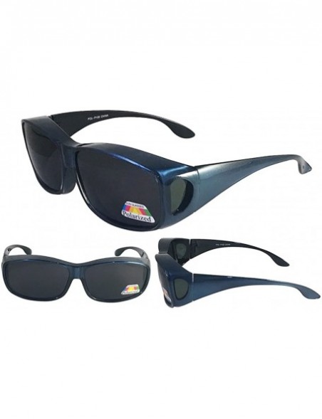 Oval Polarized Fit Over Sunglasses Cover Wrap Driving Anti Glare(GOOD PRICE)- 14.99 - Blue - CV18883CU8R $13.22