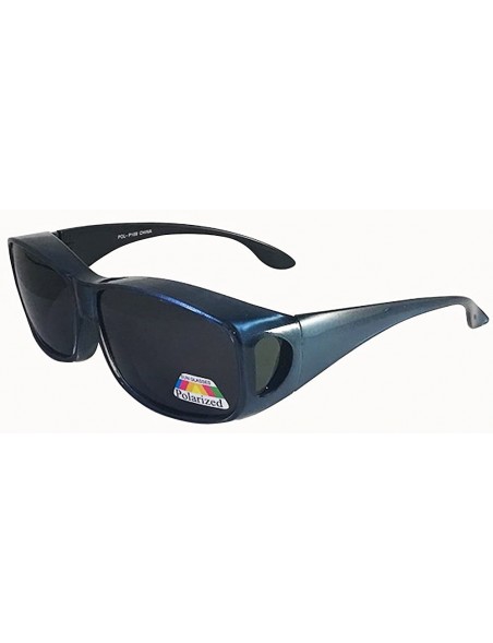 Oval Polarized Fit Over Sunglasses Cover Wrap Driving Anti Glare(GOOD PRICE)- 14.99 - Blue - CV18883CU8R $13.22