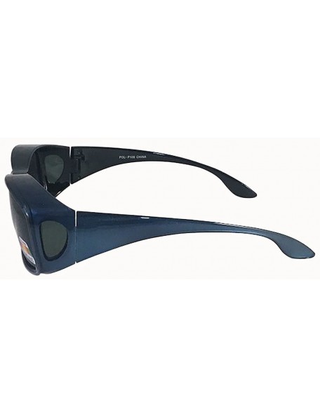Oval Polarized Fit Over Sunglasses Cover Wrap Driving Anti Glare(GOOD PRICE)- 14.99 - Blue - CV18883CU8R $13.22