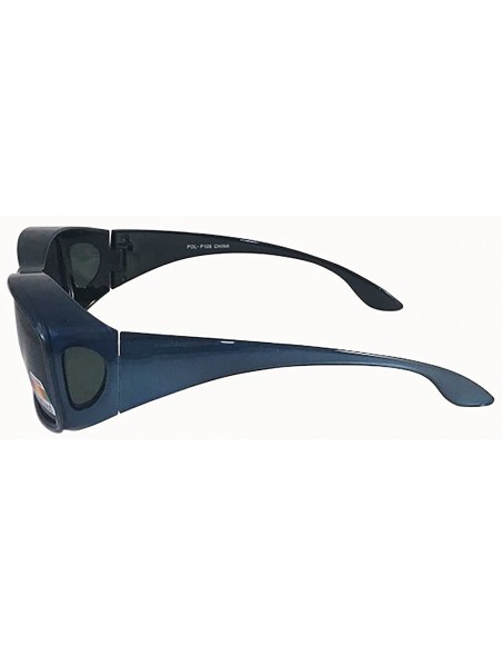 Oval Polarized Fit Over Sunglasses Cover Wrap Driving Anti Glare(GOOD PRICE)- 14.99 - Blue - CV18883CU8R $13.22