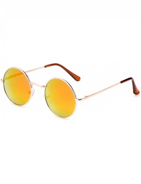 Round John Lennon Glasses Hippy 60's Vintage Retro Round Sunglasses & Clear Lens - C218522RU46 $16.90