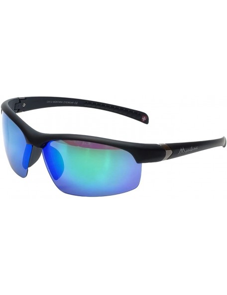 Sport Men's Polarized Sunglasses 73 - Matt Black - C811VSVAH3B $50.28