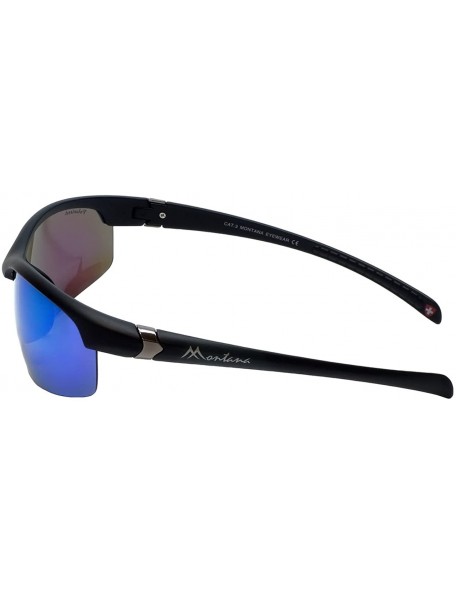 Sport Men's Polarized Sunglasses 73 - Matt Black - C811VSVAH3B $20.66