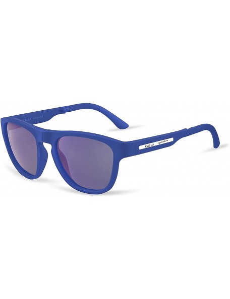 Aviator Unisex Ultra Lightweight Trapezoidal Sunglasses Polarized UV400 Protection Fashion Eyewear (Blue) - CL196Y54DX2 $11.54
