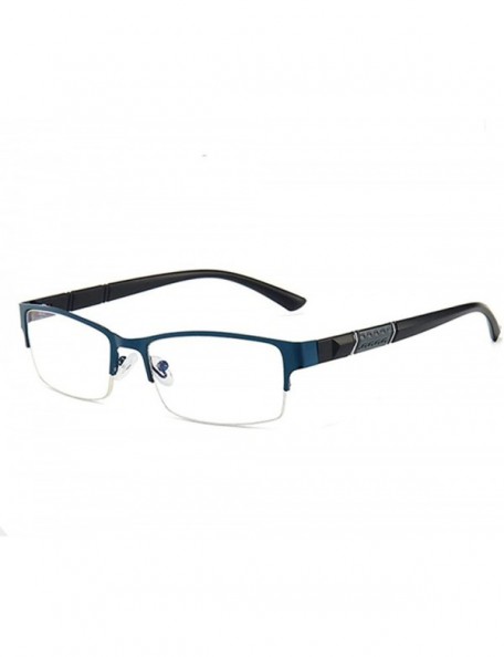 Oval glasses fashion version glasses blue gem_Flat - CF18GYIXZZY $32.94