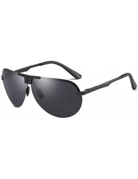 Rectangular Sunglasses Unisex retro Designer Style for men and women polarized uv protection Sun glasses - C818S2KMWQW $9.68