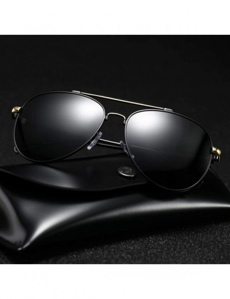 Round Aviator Polarized Sunglasses Protection Decoration - CO18R7O5Z0U $13.68