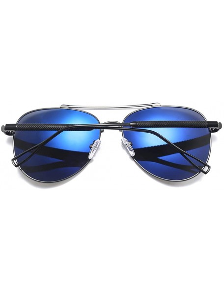 Round Aviator Polarized Sunglasses Protection Decoration - CO18R7O5Z0U $13.68