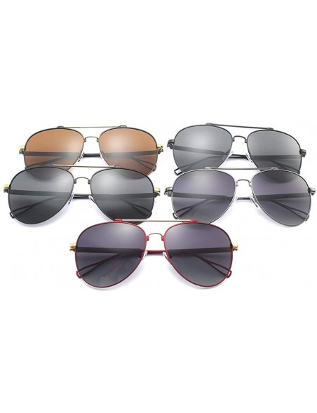 Round Aviator Polarized Sunglasses Protection Decoration - CO18R7O5Z0U $13.68