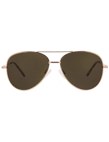 Aviator Heat Wave Reading Aviator Sunglasses - Gold - C219658WLEK $12.66