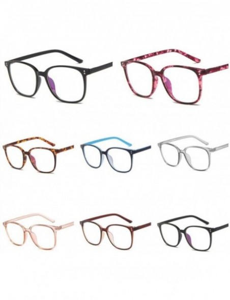 Round Women Round Plain Blue Light Blocking Glasses Clear Lens Eyeglasses Frame Clear Lens Sun Glasses-A - A - CA1904SHSNX $3...