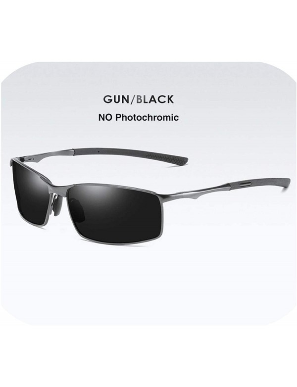 Oversized Polarized Photochromic Sunglasses Mens Driving Glasses Male Driver Safty Goggles - Gray Black - CR1985IL0GC $21.43