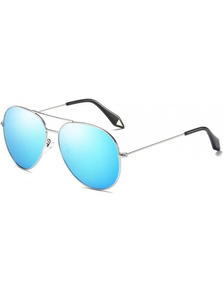 Aviator Sunglasses Men's Polarizing Sunglasses Classic Toad Lens Polarizing Sunglasses Driving - A - CI18Q06UYN7 $27.10