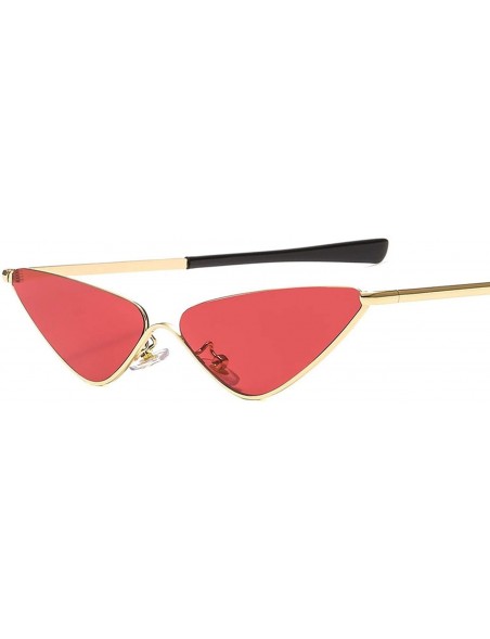 Oversized Fashion Cat Eye Sunglasses Women Mirror Triangle Sun Glasses Female Lens Shades Ladies Eyewear UV400 - C1 - C2198A5...