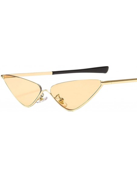 Oversized Fashion Cat Eye Sunglasses Women Mirror Triangle Sun Glasses Female Lens Shades Ladies Eyewear UV400 - C1 - C2198A5...