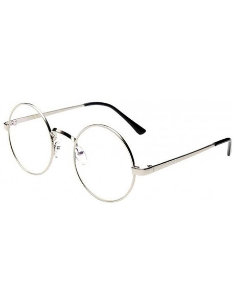 Goggle Glasses for Women Men Irregular Wire Glasses Retro Glasses Eyewear Metal Glasses Goggles Round Glasses Circle - C118QX...