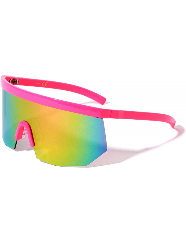Sport Durban Sport Round Shield Fashion Sunglasses - Pink - C9196IMIZ6A $12.13