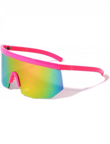 Sport Durban Sport Round Shield Fashion Sunglasses - Pink - C9196IMIZ6A $12.13